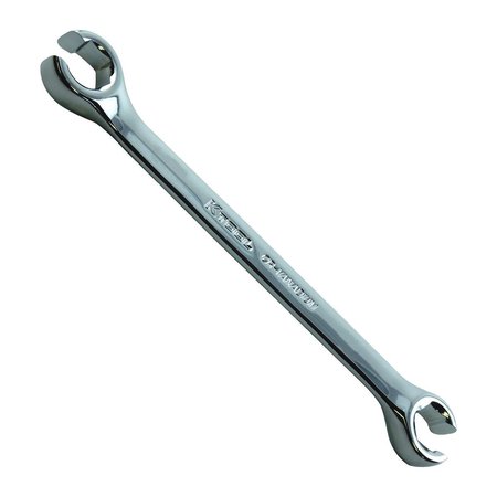 K-TOOL INTERNATIONAL Flare Nut Wrench, High Polish, 3/8"x7/16" KTI-44412